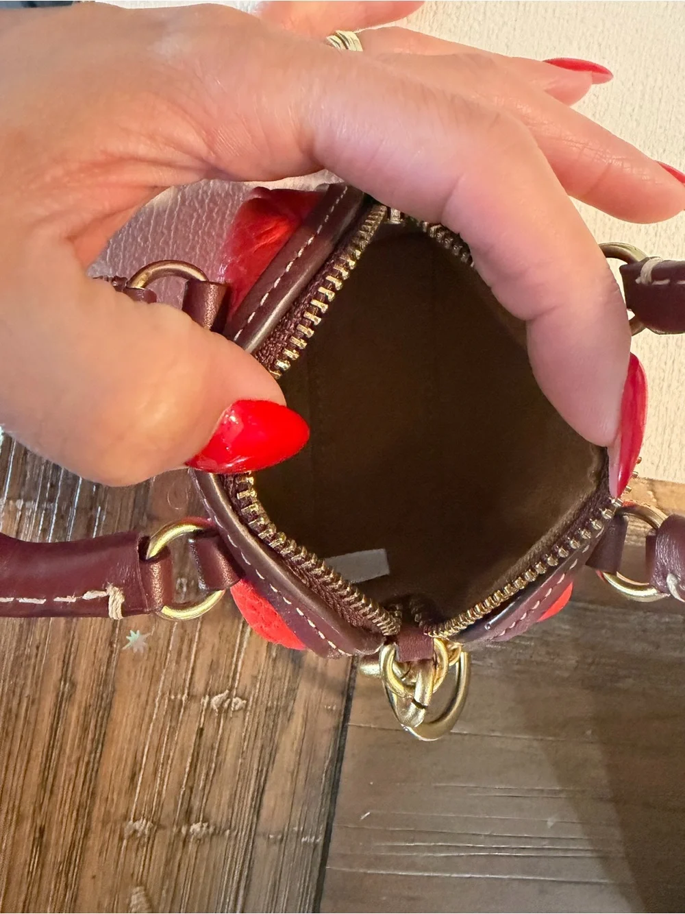 Coach mini Ruby satchel bag charm